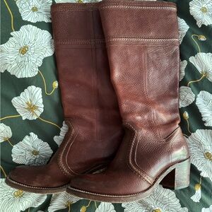 Frye Jane Leather Riding Boots Tall 9.5